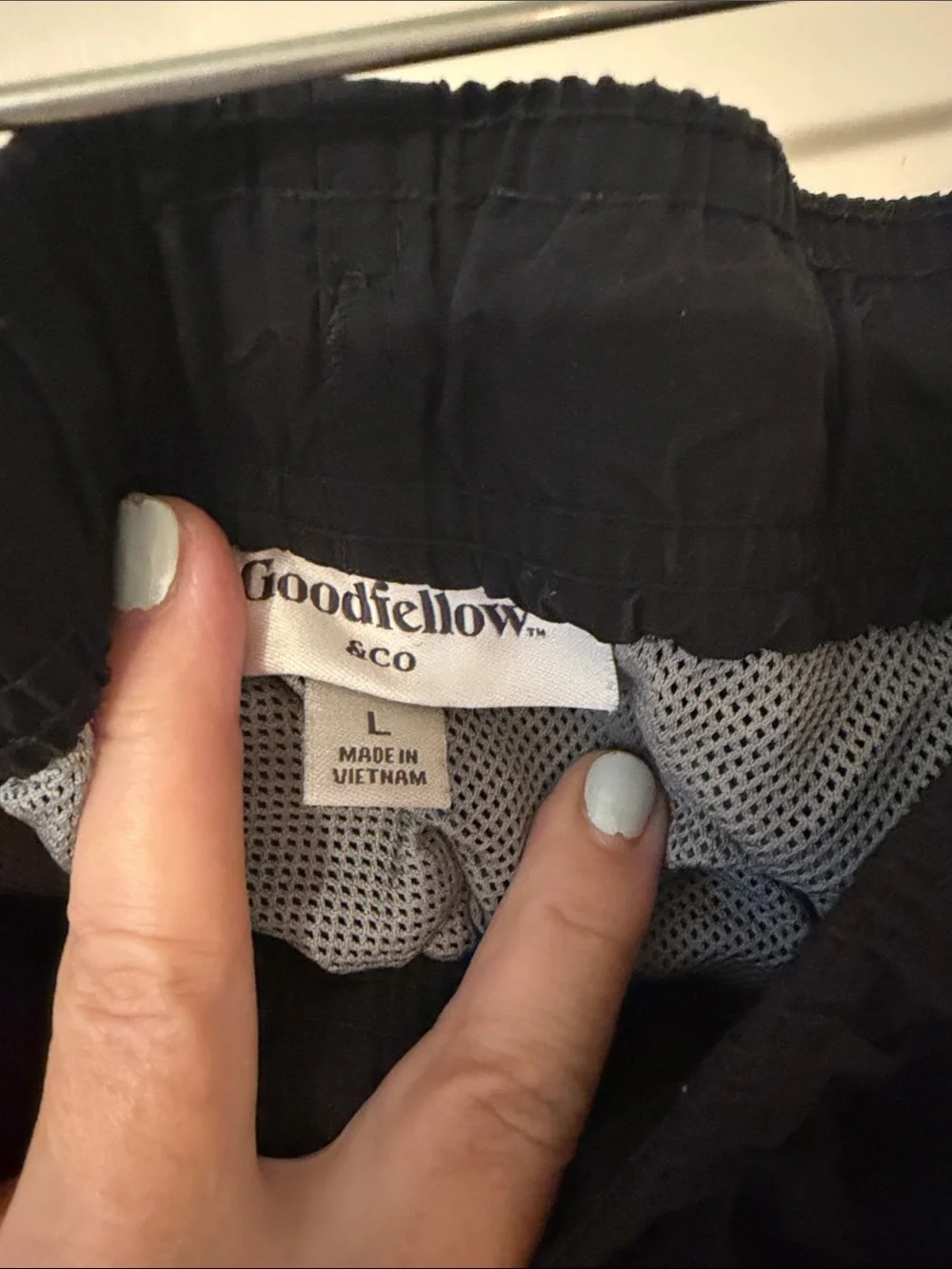 Goodfellow & Co Black Athletic Drawstring Shorts